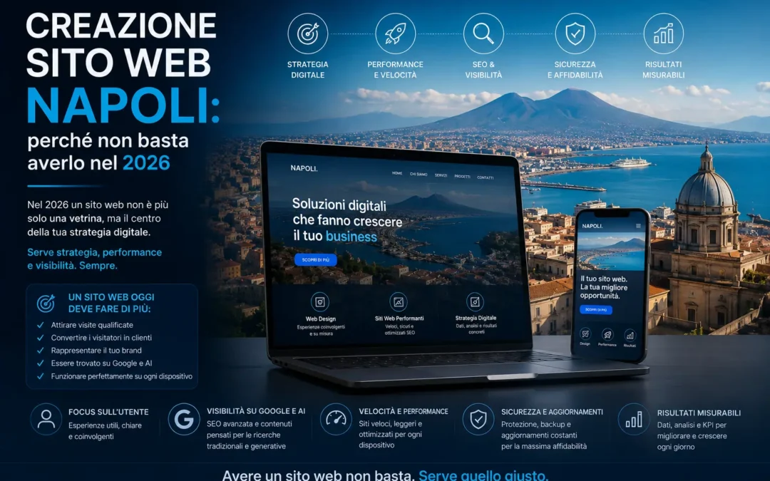 Perché avere un sito nel 2026 non basta (soprattutto a Napoli)